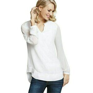 CAbi Allure Blouse #118 - Size S